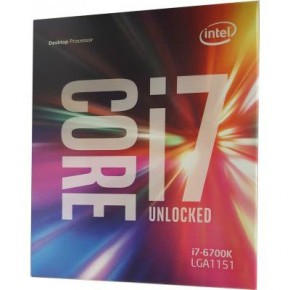  Intel Core i7 6700K 4.0GHz (8mb, Skylake, 91W, S1151) Box (BX80662I76700K)