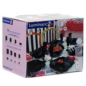   Luminarc Authentic Mix E6195 Black&white (19 .) 3