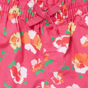    Childrens Place Floral Print Paperbag Waist Knit 7-8  (128-133 ) Caddy Pink 3