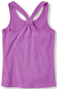    Childrens Place Sleeveless Graphic Racer-Back Knot M 7-8  (128-133 ) Crushberry 3