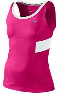   Nike power Tank girls dark-pink/blue (XS)