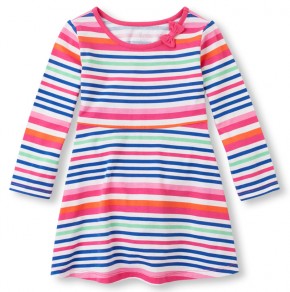   Childrens Place Toddler Girls Striped 18-24 (81-85) Watermelon
