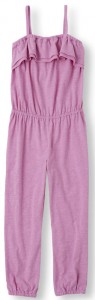   Childrens Place Solid Ruffle Neck L 8-10  (133-147) Neon Lilac