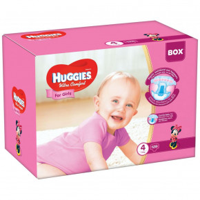  Huggies Ultra Comfort 4 Box   (7-16 ) 128  (5029053565705)