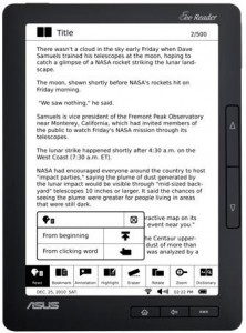 Asus Eee Reader DR900 Book