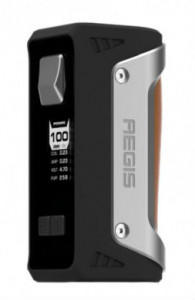   Geekvape Aegis TC 100W Mod with 26650 Battery SilverBrown+Battery