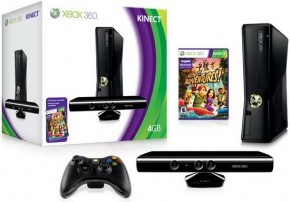   Microsoft Xbox 360 Arcade Slim 4Gb + Kinect
