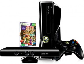  Xbox 360 Elite Slim 250Gb + Kinect Adventure