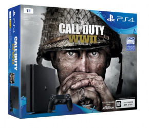   Sony PlayStation 4 1TB +  Call of Duty WWII 4