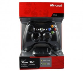 Microsoft Xbox 360 Wireless Controller Black + USB- (JR9-00010) 5