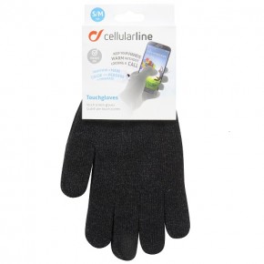  CellularLine  Touch screen S/M Black new (TOUCHGLOVESDDSMBK)