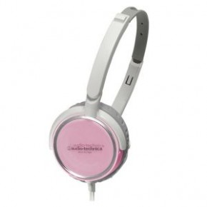  Apple Audio-Technica Portable Stereo Headphones ATH-FC700 Pink
