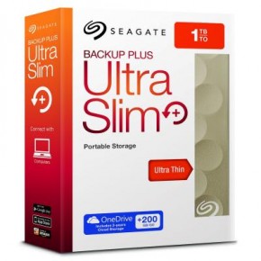   Seagate Backup Plus Ultra Slim 1TB 2.5 USB 3.0 Gold (STEH1000201) 6