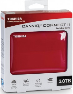    2.0TB Toshiba Canvio Connect II Red (HDTC820ER3CA) 13