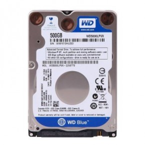  HDD Western Digital 2.5 Sata 3.0 500GB 5400rpm 16Mb Cache Blue (WD5000LPCX)