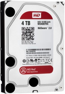   Western Digital 3.5 SATA 3.0 4TB IntelliPower 64MB Red (WD40EFRX)