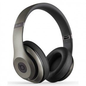  Beats Studio 2 Over-Ear Headphones Titanium (MHAD2ZM/A)