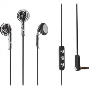  Frends Earbud Headphones Black/Silver (020499)