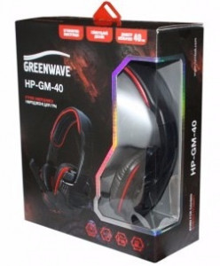  Green Wave HP-GM-40 Black/Red 3