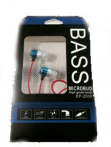  Handsfree HF Bass Microbud EP-2500, black