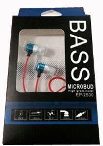  Handsfree HF Bass Microbud EP-2500, pink