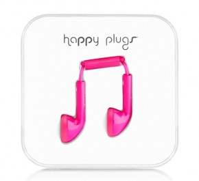  Happy Plugs Headphones Earbud Cerise (7709)
