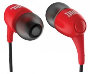  Jbl In-Ear Headphone T100 A Red (T100ARED)