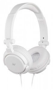  KitSound iD Headhones with Microphone and Multi-function Button White (KSIDWH)
