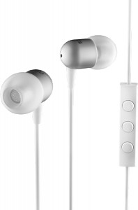  Nocs NS200 Aluminum iOS Earphones with Remote and Mic White (NS200-002)