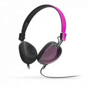  Skullcandy Navigator On-Ear W/Mic 3 Hot Pink/Black (S5AVFM-313)