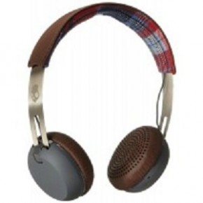  Skullcandy Grind On-Ear W/Tap Tech Americana/Plaid/Gray (S5GRHT-470)