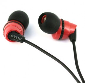  TDK Eb410 In-Ear Headphones Red