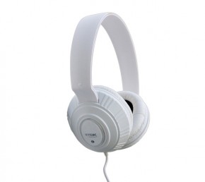  TDK MP100 Over-Ear Headphones DJ Style White