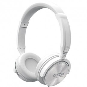 TDK ST170 Stereo On Ear Headphones Smartphone control White