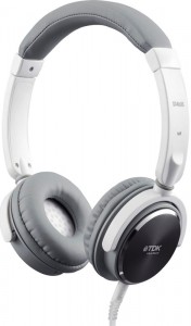  TDK ST460s, On Ear Headphones Smartphone Control, White-t62157