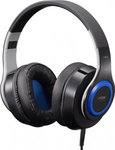  TDK ST560s, Over Ear Headphones Smartphone Control, Black, Blue-t62121
