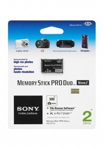 Sony 2Gb Memory Stick Pro Duo (MSMT2GN)