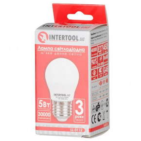   Intertool LED G45 E27 5 150-300 4000K 30000 (LL-0112) 5