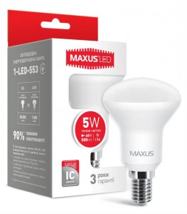  Maxus R50 5W   220V E14 (1-LED-553)