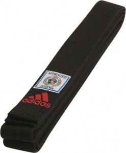    () Adidas Elite Belt with IJF logo 320  Black (adiB240D240)