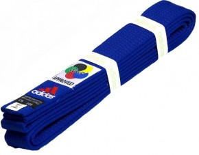    () Adidas Elite Belt with WKF logo 300  Blue (adiB240D240)