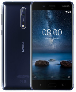   Nokia 8 Dual Tempered Blue 5