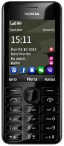   Nokia Asha 206 Black Dual