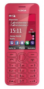   Nokia Asha 206 Magenta Dual
