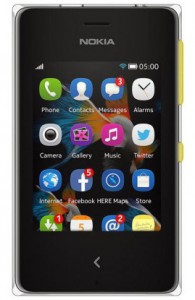   Nokia Asha 500 Dual Sim Yellow