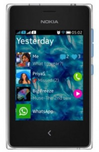   Nokia Asha 502 Dual Sim Cyan