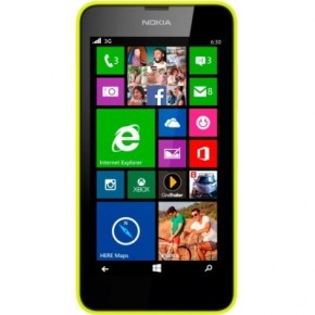  Nokia Lumia 630 Quad Core Dual Sim Yellow