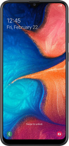  Samsung SM-A205F Galaxy A20 3/32 Duos ZKV Black (SM-A205FZKVSEK)