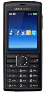   Sony Ericsson J108i Black Red (Cedar)
