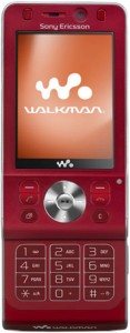 Sony Ericsson W910i Hearty Red